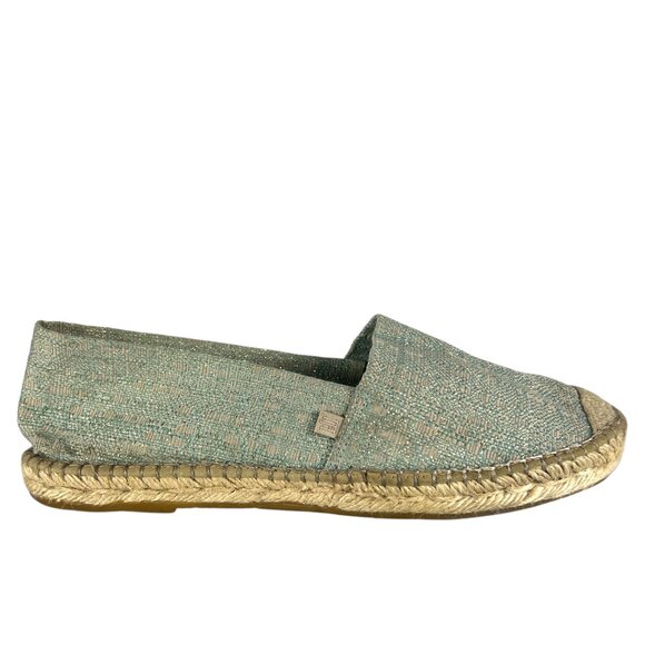 Ilse Jacobsen Slip-On Jute Espadrilles in Metallic Blue Size EU 41 US 10.5 - 11 - Picture 8 of 12